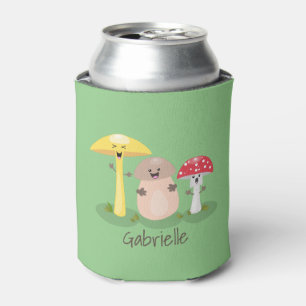 Rafraîchisseur Pour Canette Caricature sur les toadstool de champignons de Cut