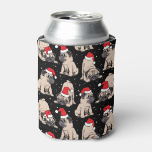 Rafraîchisseur Pour Canette Carlins en Santa Hats Motif de Noël