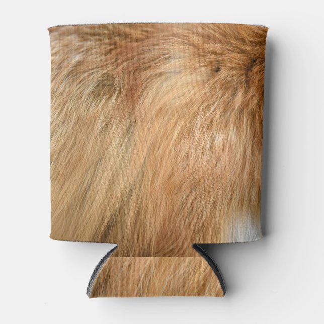 Rafraîchisseur Pour Canette Carreau Motif de fourrure Red Fox (Devant)