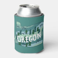 Carte illustrée de l'État de l'Oregon