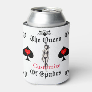 Rafraîchisseur Pour Canette Carte Tarot Queen of Spades Thunder_Cove