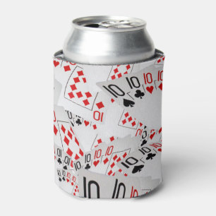Rafraîchisseur Pour Canette Cartes De Poker Dents Dispersés,
