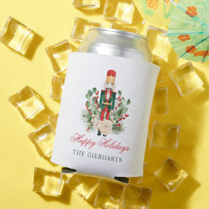 Rafraîchisseur Pour Canette Casse-noisette botanique Joyeuses vacances Noël