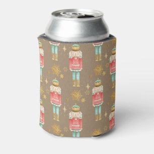 Rafraîchisseur Pour Canette Casse-noix Rustique Kraft Gold Snowflakes