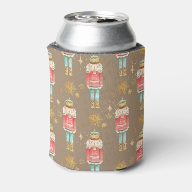 Rafraîchisseur Pour Canette Casse-noix Rustique Kraft Gold Snowflakes (Can Dos)