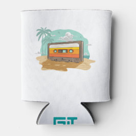 Rafraîchisseur Pour Canette Cassette Retro 80's sur la plage Rewind