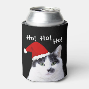 Rafraîchisseur Pour Canette Cat à Santa Hat