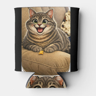 Rafraîchisseur Pour Canette Cat caricature