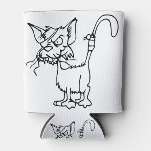 Rafraîchisseur Pour Canette Cat Fight Injured Animal Bandage Feline Domestic