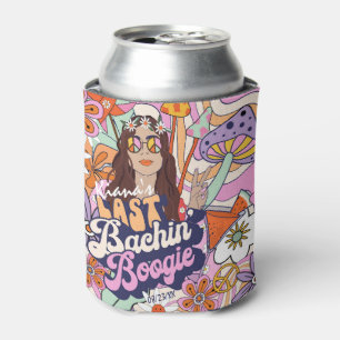 Rafraîchisseur Pour Canette Célibataire Groovy 70s Dernière Soirée de Fête ID9