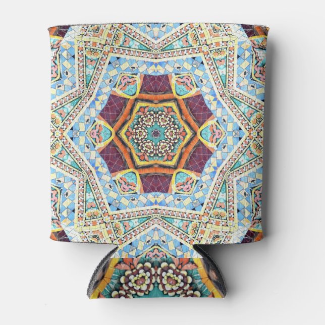 Rafraîchisseur Pour Canette Céramique kaléidoscope : Texture de surface Abstra (Devant)