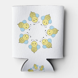 Rafraîchisseur Pour Canette Cercle mignon des abeilles