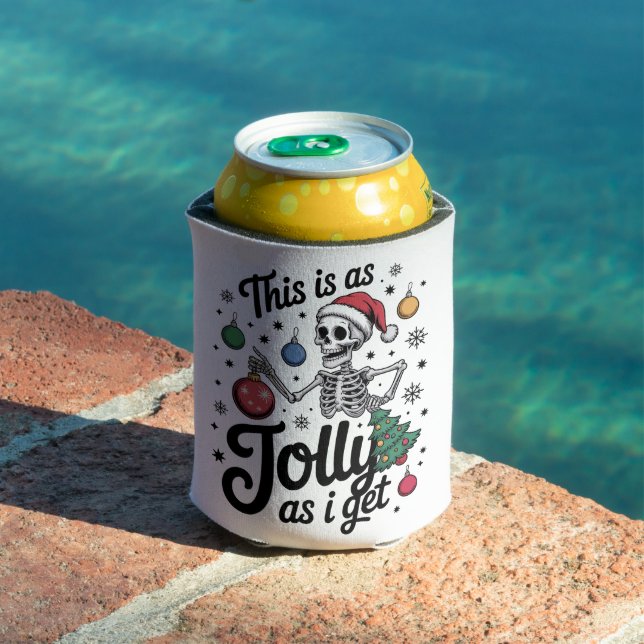 Rafraîchisseur Pour Canette C'est aussi Jolly que je reçois un Humour de Noël  (Piscine in situ)