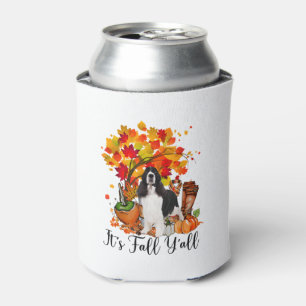 Rafraîchisseur Pour Canette C'est automne Y'all Springer Spaniel Dog Halloween