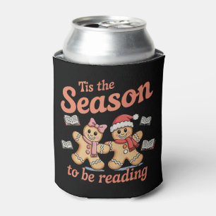 Rafraîchisseur Pour Canette C'est la saison pour lire Gingerbread Noël