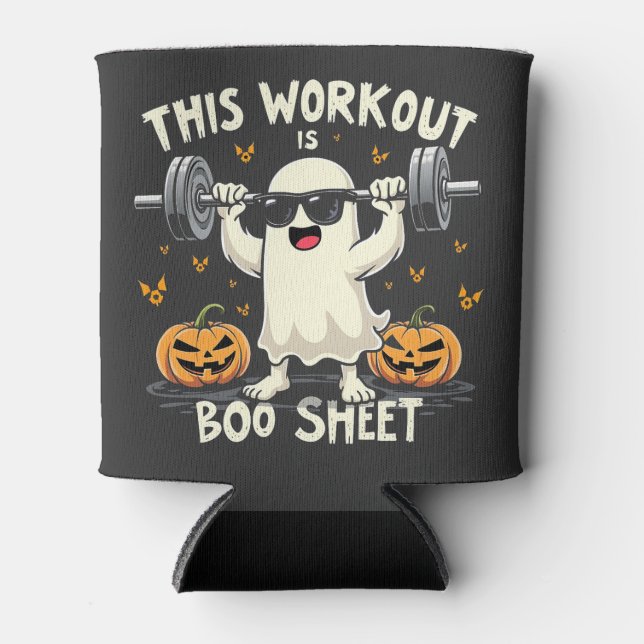 Rafraîchisseur Pour Canette Cet Exercice Est Boo Sheet Éffrayant Halloween Fit (Devant)