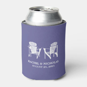 Rafraîchisseur Pour Canette Chaises longues Adirondack Lavender Sombre Mariag
