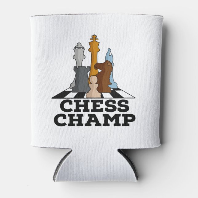 Rafraîchisseur Pour Canette Champ d'échecs (Devant)