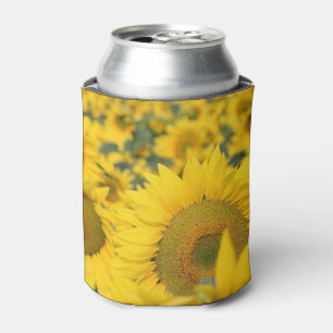 Rafraîchisseur Pour Canette Champ jaune de tournesols photo