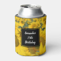 Champ jaune de tournesols Photographie Anniversair