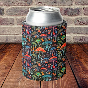 Rafraîchisseur Pour Canette Champignons magiques bioluminescents