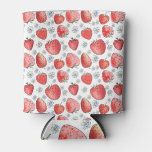 Rafraîchisseur Pour Canette Champs de fraises : Fraîcheur d'été