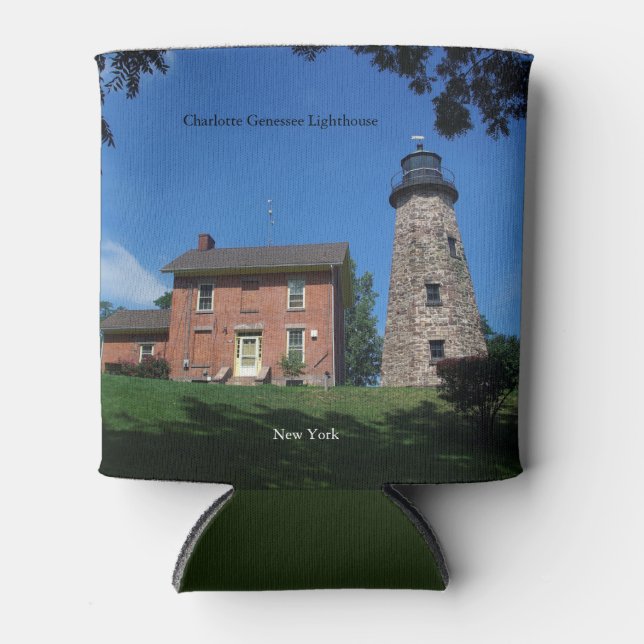 Rafraîchisseur Pour Canette Charlotte Genessee Lighthouse peut refroidir (Devant)