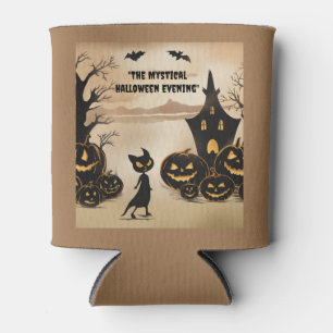Rafraîchisseur Pour Canette Chat noir par le Manoir Haunted
