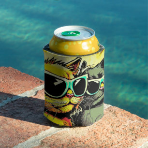 Rafraîchisseur Pour Canette Chats avec langue