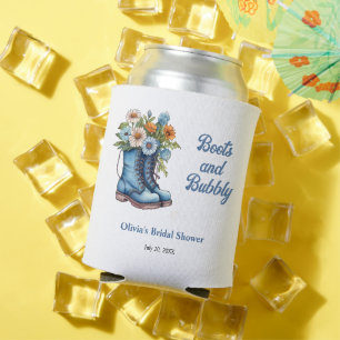 Rafraîchisseur Pour Canette Chaussures et pétillant bleu Western Shower de mar