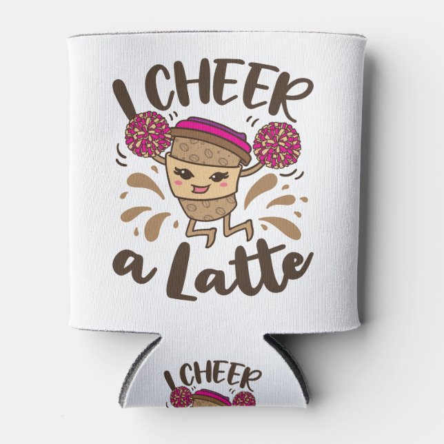 Rafraîchisseur Pour Canette Cheerling Je Salue Un Latte (Devant)