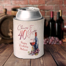 Rafraîchisseur Pour Canette Cheers Wine 40e anniversaire