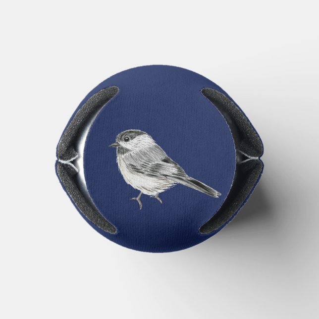 Rafraîchisseur Pour Canette Cheeseburger Oiseau noir cerné (Bas)