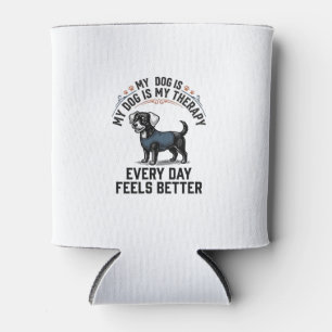 Rafraîchisseur Pour Canette Chemise de thérapie pour chien Cadeau vintage grav