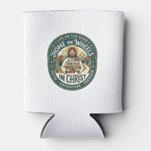 Rafraîchisseur Pour Canette Chemise Vintage Jésus RV Camper Life Graphique Chr