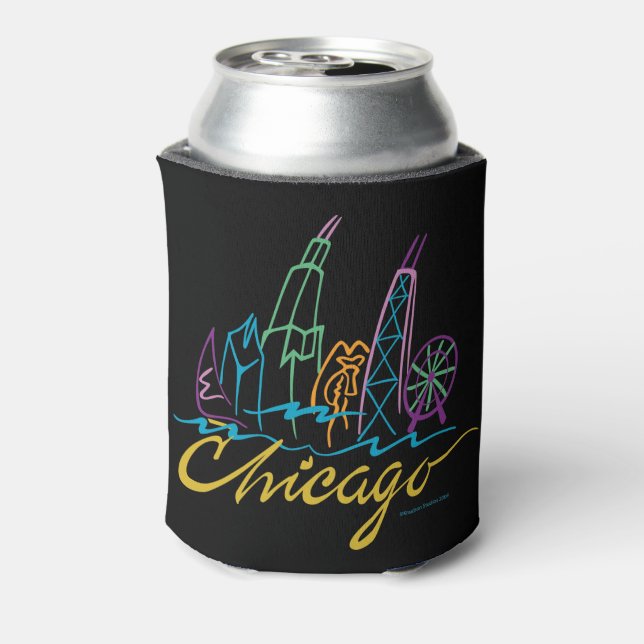 Rafraîchisseur Pour Canette Chicago Skyline (Can Dos)