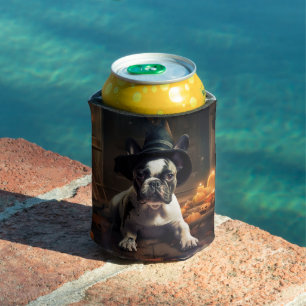 Rafraîchisseur Pour Canette Chien-taureau Citrouille Halloween effrayant