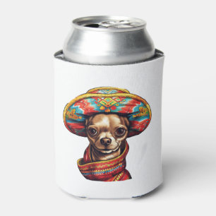 Rafraîchisseur Pour Canette Chihuahua Mexique Cinco de Mayo Chien Drôle