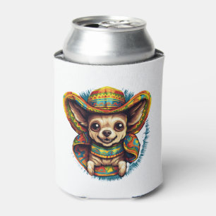 Rafraîchisseur Pour Canette Chihuahua Mexique Cinco de Mayo Funny Chien