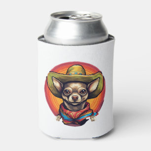 Rafraîchisseur Pour Canette Chihuahua Mexique Cinco de Mayo Funny Chien