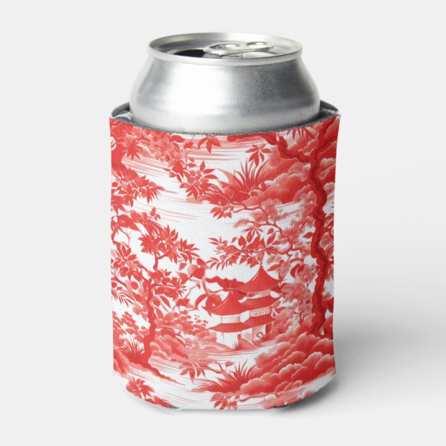 RAFRAÎCHISSEUR  POUR CANETTE CHINOISERIE PAGODA (Can devant)