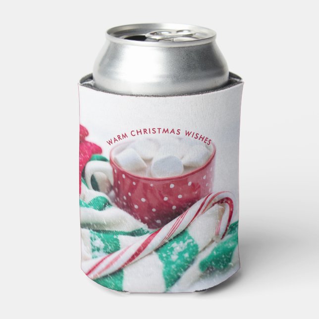 Rafraîchisseur Pour Canette Chocolat chaud et Sucre de canne Noël (Can devant)