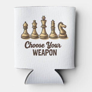 Rafraîchisseur Pour Canette Choisissez Votre Arme Drôle Joueur D'Échecs