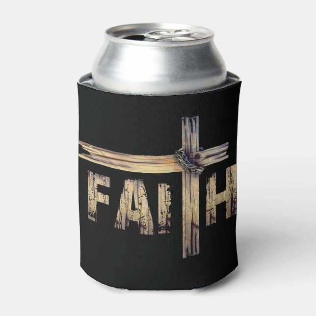 Rafraîchisseur Pour Canette Christian Faith Cross - Christian Gift (Can devant)