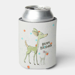 Rafraîchisseur Pour Canette Christmas Celebration Green Deers Holidays Cute