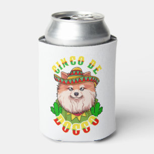 Rafraîchisseur Pour Canette Cinco de Doggo Funny Pomeranian