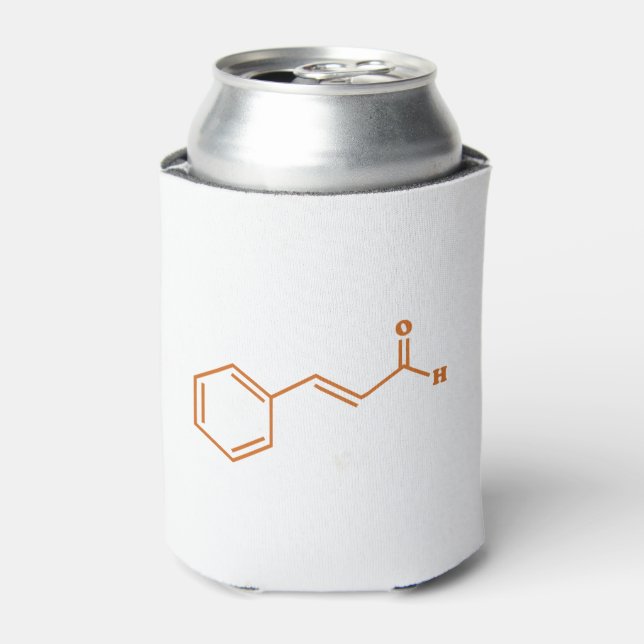 Rafraîchisseur Pour Canette Cinnamon Cinnamaldéhyde Formule chimique moléculai (Can devant)