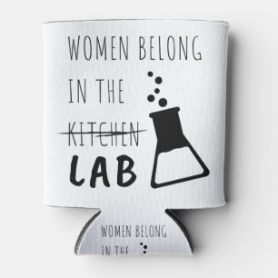 Rafraîchisseur Pour Canette Citation De Femmes Dans Le Laboratoire De Scientif