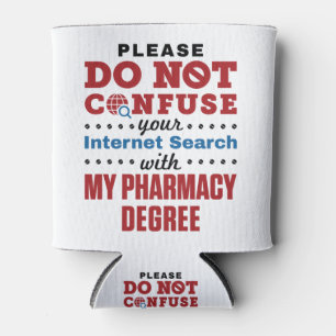 Rafraîchisseur Pour Canette Citation Funny du pharmacien Diplôme de pharmacie