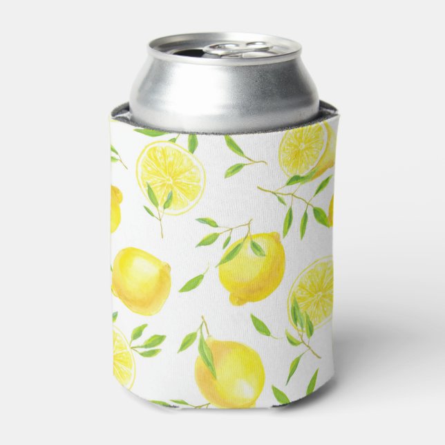 Rafraîchisseur Pour Canette Citrons et feuilles (Can devant)